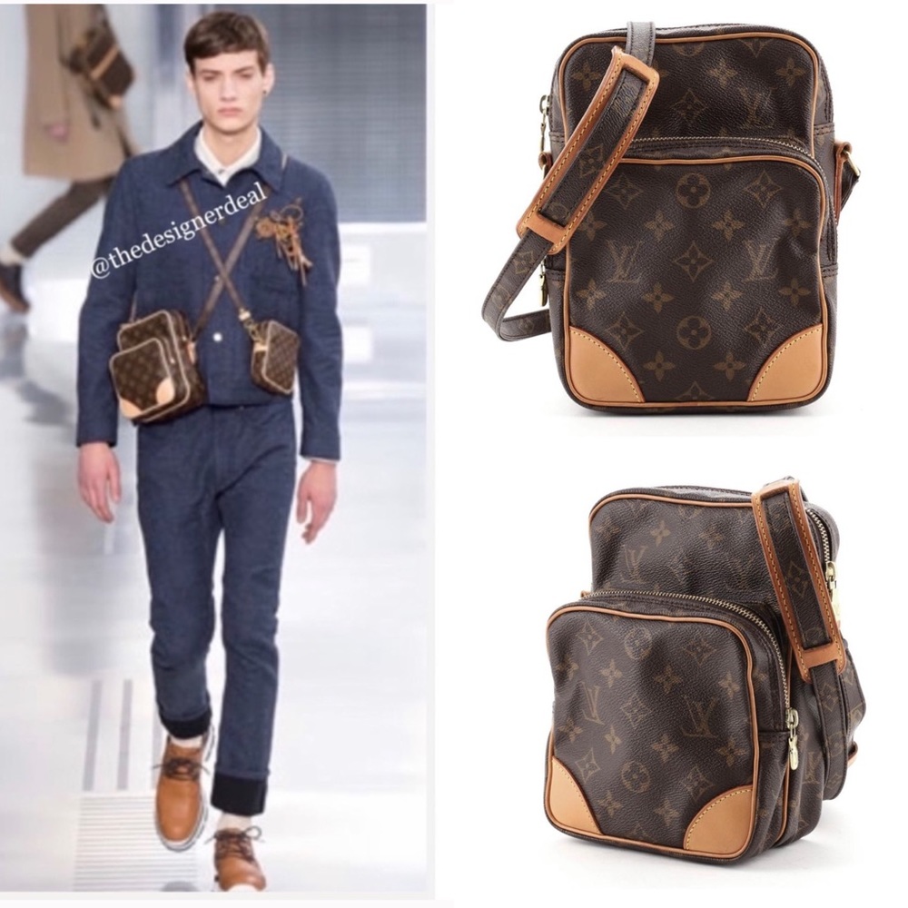 💯% Auth Louis Vuitton Amazon Messenger Crossbag
